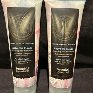 Lot of 2 Tweak'd by Nature Above the Clouds Cleansing Hair Treatment 3.0 fl oz